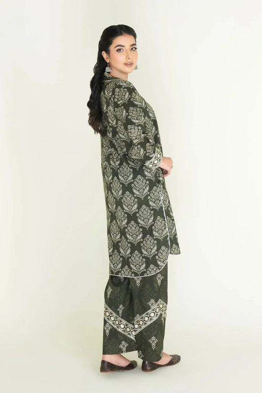 2PC Unstitched Printed Lawn Shirt and Trouser I KST-3834 Printed KHAS STORES