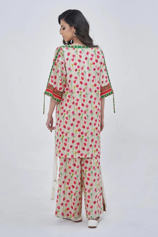 2PC Unstitched Printed Lawn Shirt and Trouser KST-3127 Printed KHAS STORES