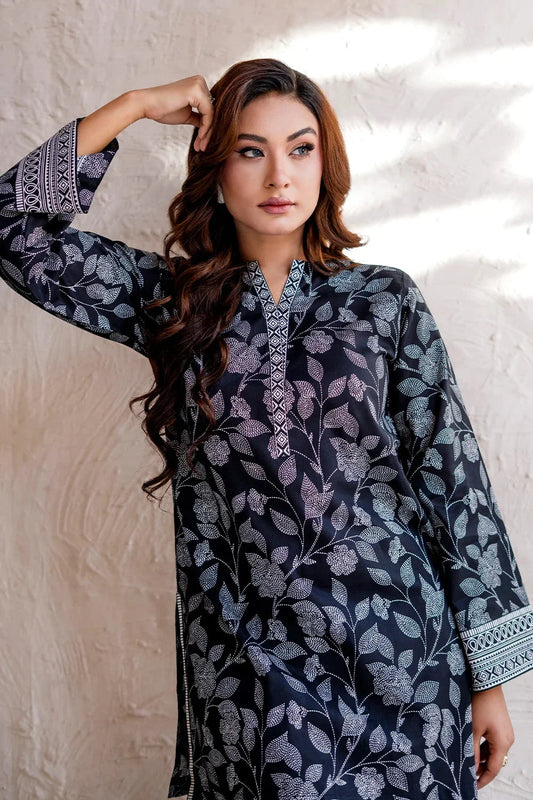 2PC Unstitched Printed Lawn Shirt and Trouser KST-4026 Printed KHAS STORES