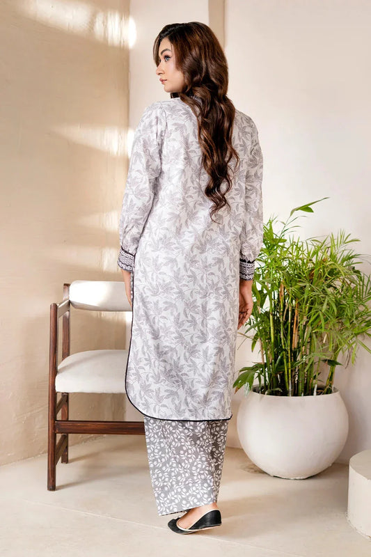 2PC Unstitched Printed Lawn Shirt and Trouser KST-4061 Printed KHAS STORES