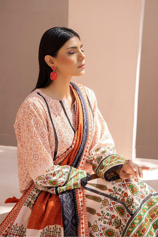 3 Pcs unstitched Khaddar SUIT KKH-2204 KHAS STORES