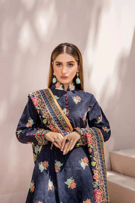 3 Pcs Unstitched Khaddar Suit KKH-2226 KHAS STORES