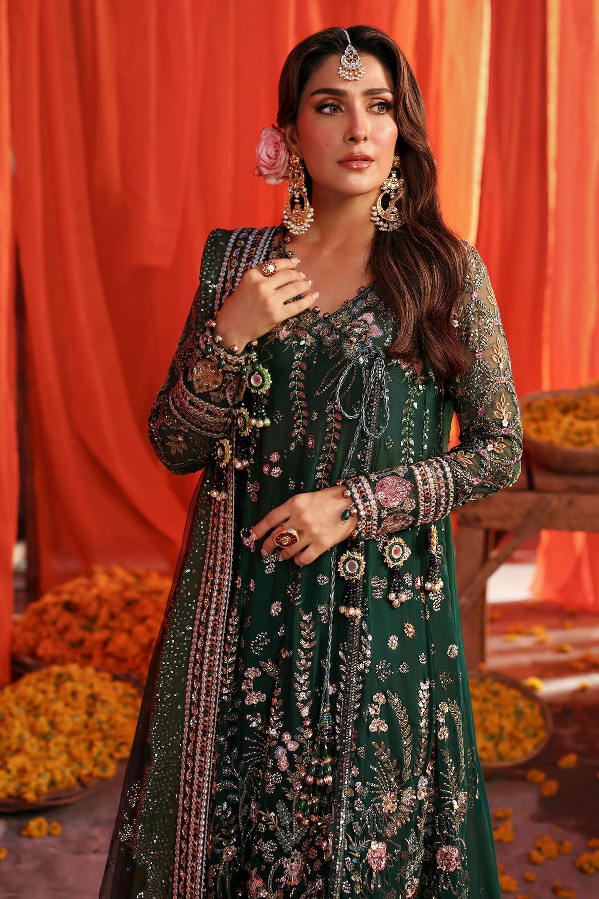 NL-83 Zoha - Jhoomro Unstitched Luxury Formals by Nureh at #VogueClothingStudio