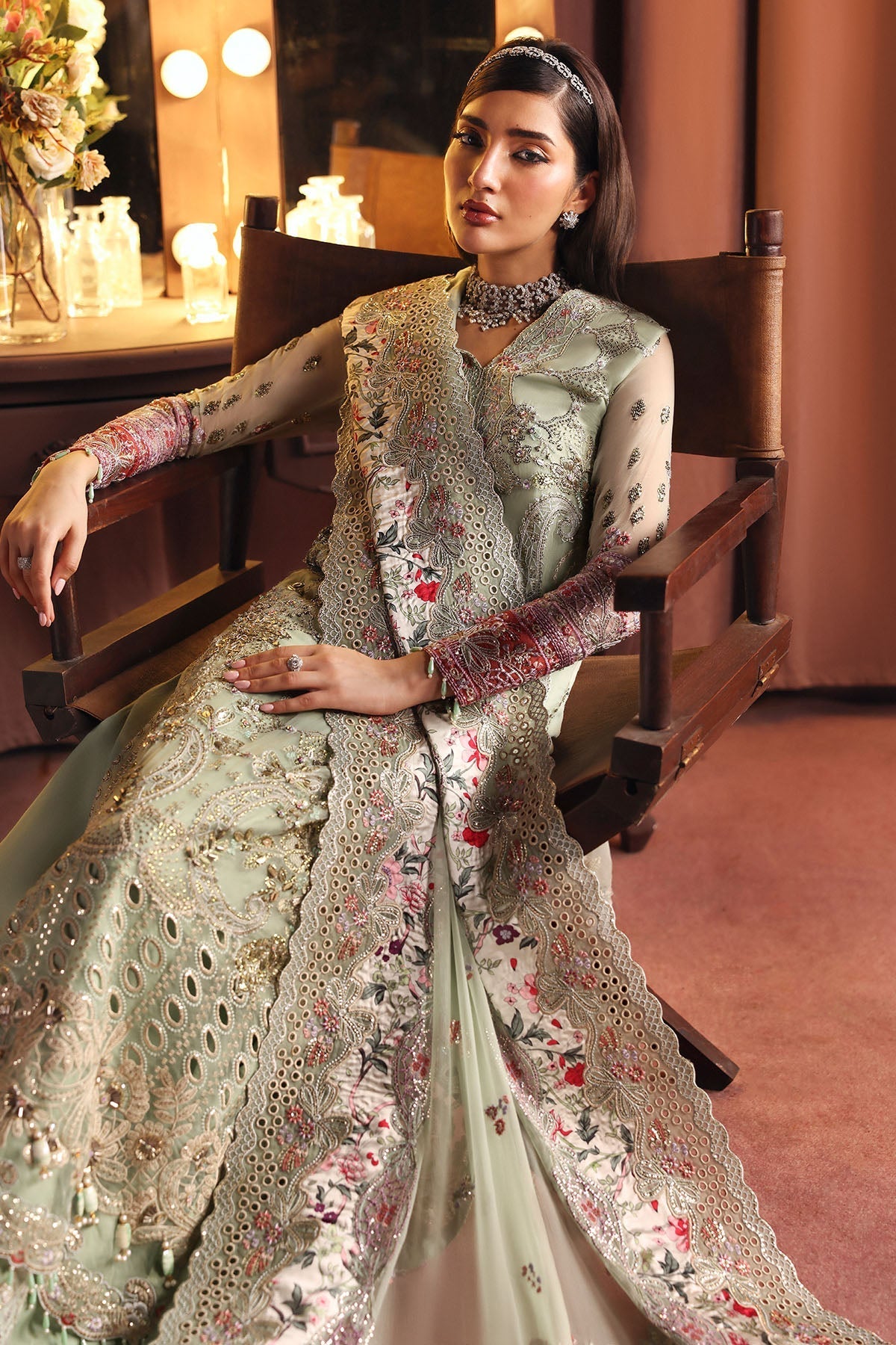 NL-86 Insia - Jhoomro Unstitched Luxury Formals by Nureh at #VogueClothingStudio