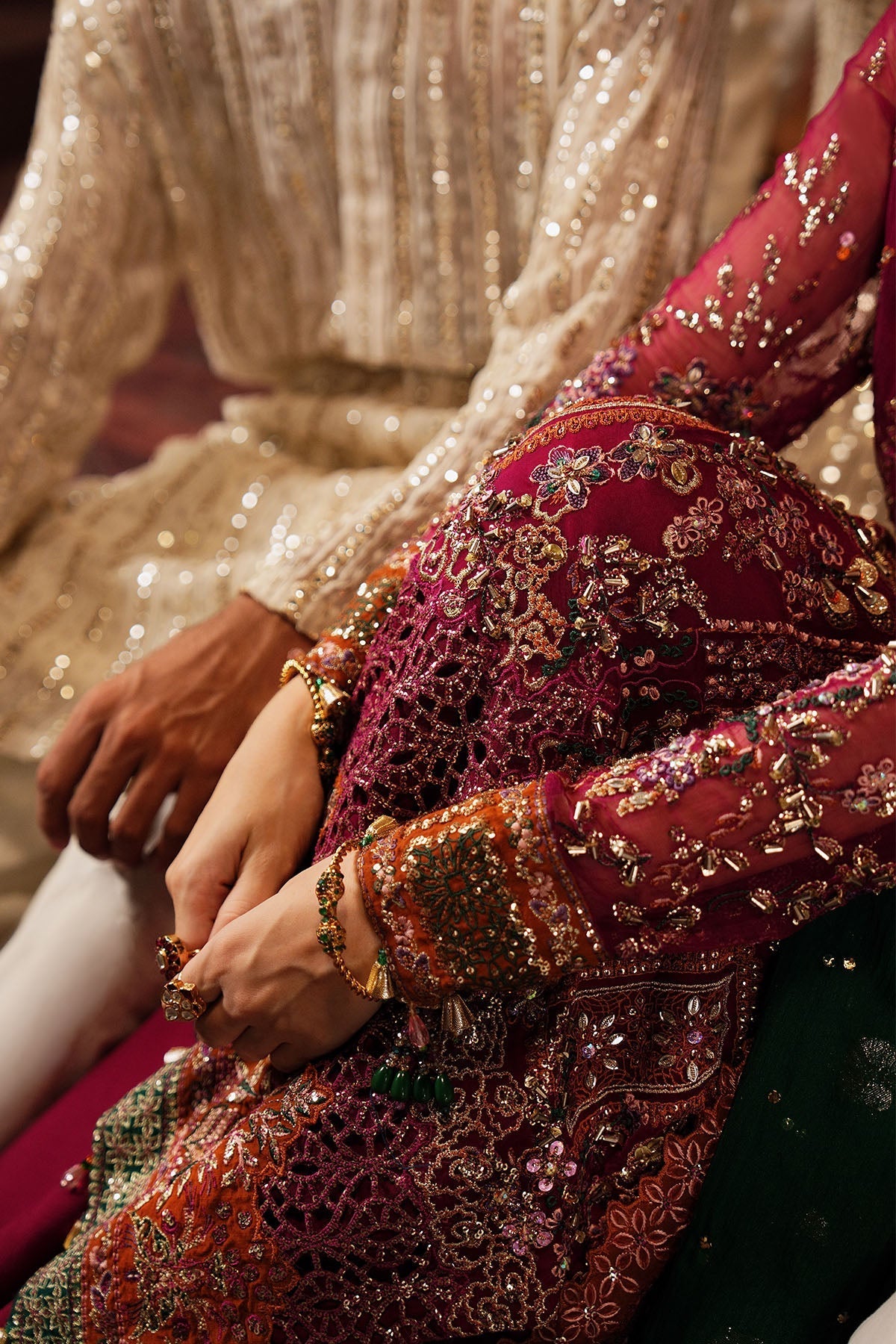 NL-82 Syera - Jhoomro Unstitched Luxury Formals by Nureh at #VogueClothingStudio