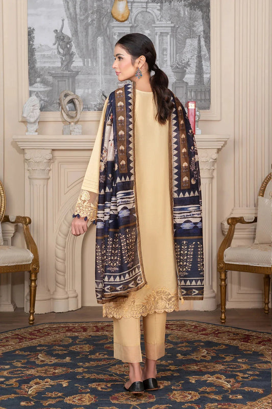 3PC Embroidered Unstitched Cambric Suit KCCE-3524 Embroidered KHAS STORES