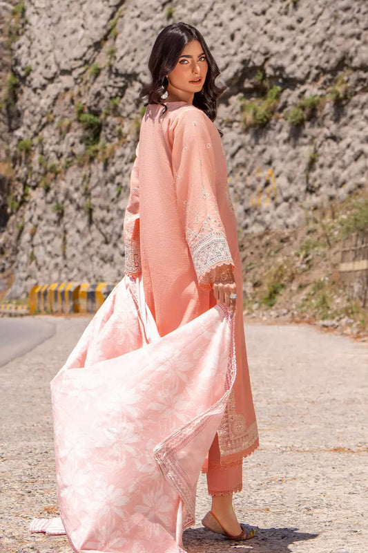 3PC Embroidered Unstitched Cambric Suit KSDE-2824 Embroidered KHAS STORES