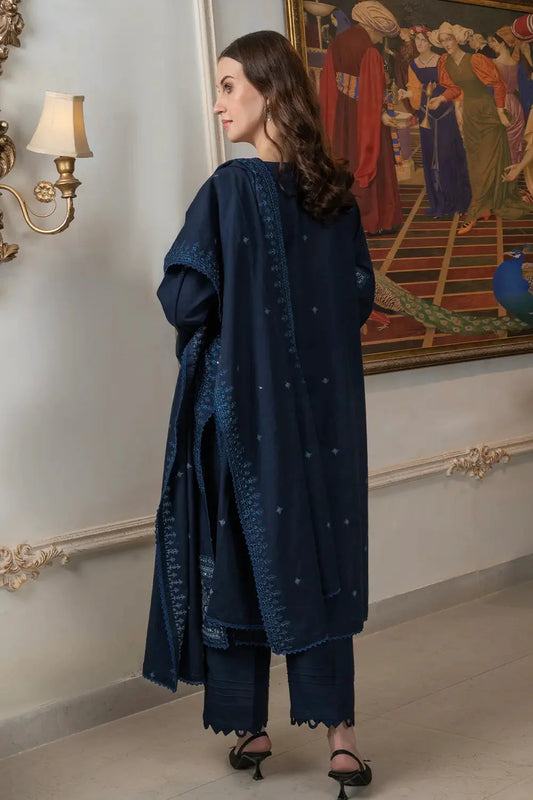 3PC Embroidered Unstitched Khaddar Suit KKE-2956 Embroidered KHAS STORES