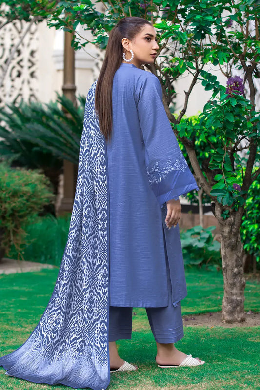 3PC Embroidered Unstitched Khaddar Suit KKE-2981 Embroidered KHAS STORES