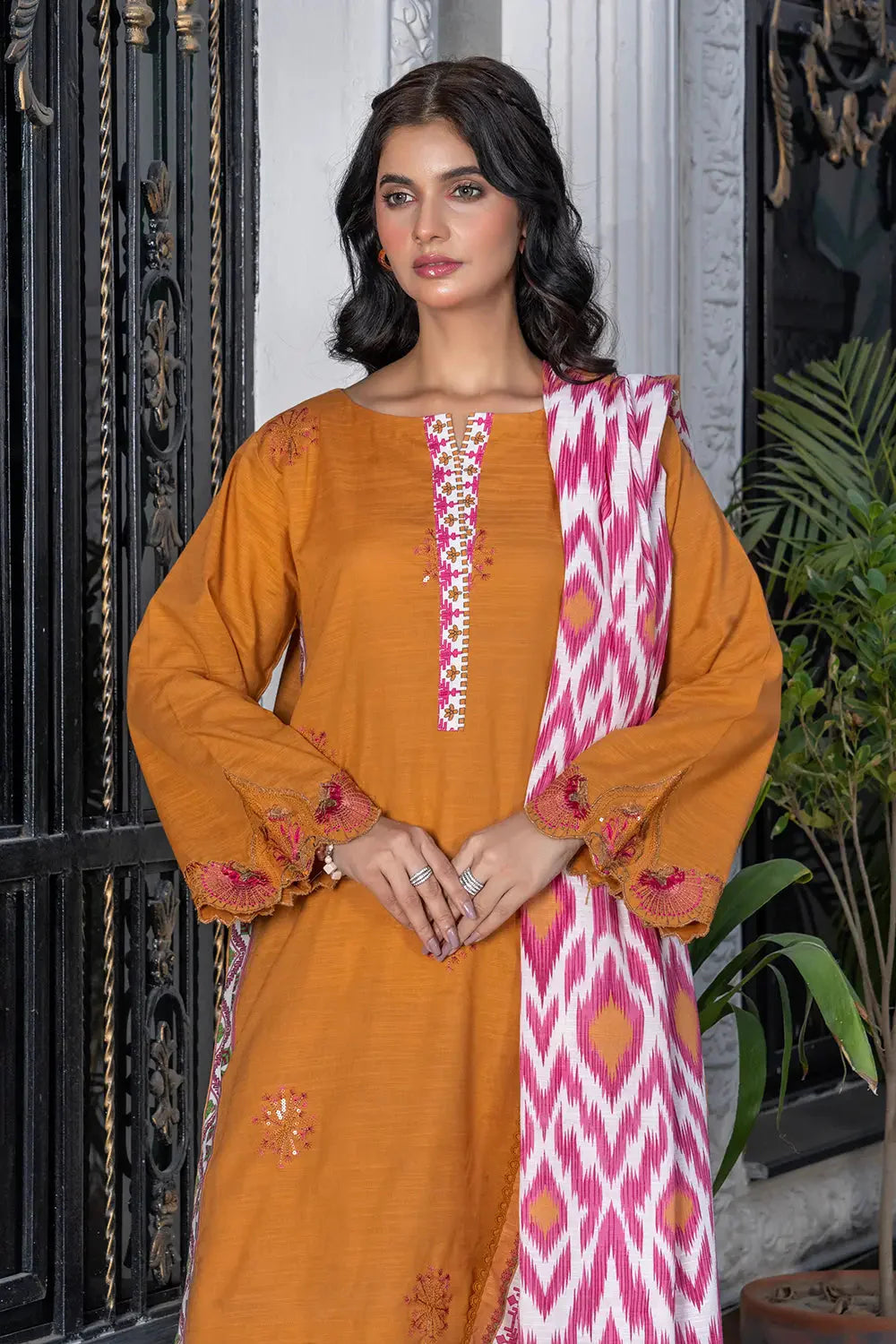 3PC Embroidered Unstitched Khaddar Suit KKE-2985 Embroidered KHAS STORES