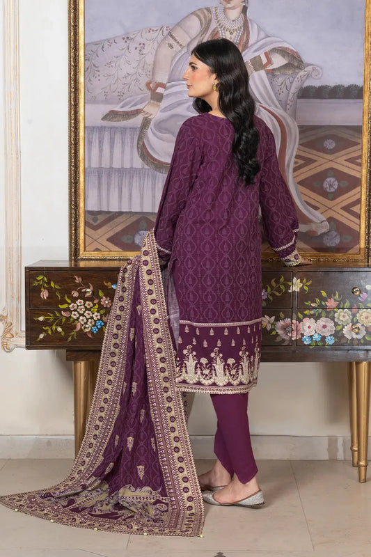 3PC Embroidered Unstitched Khaddar Suit KKHE-2948 Embroidered KHAS STORES