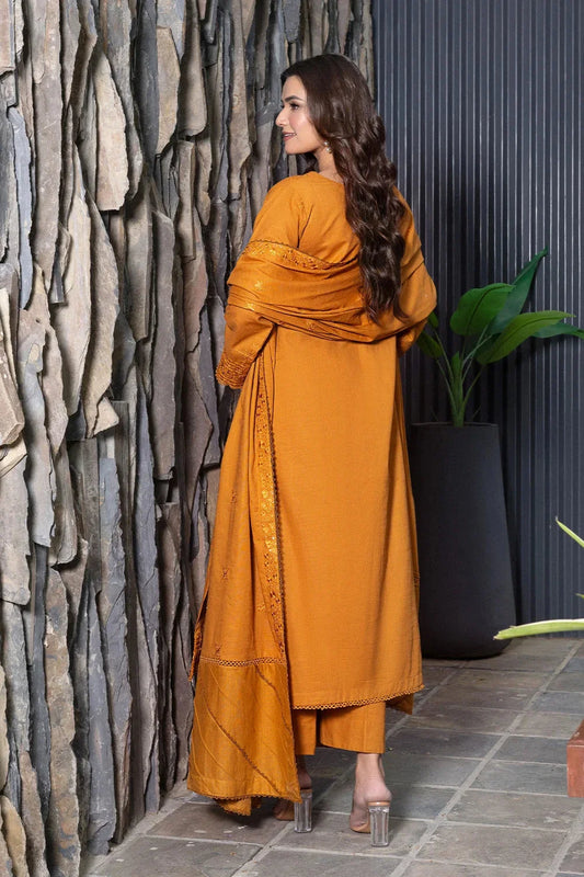 3PC Embroidered Unstitched Khaddar Suit KKHE-3631 Embroidered KHAS STORES