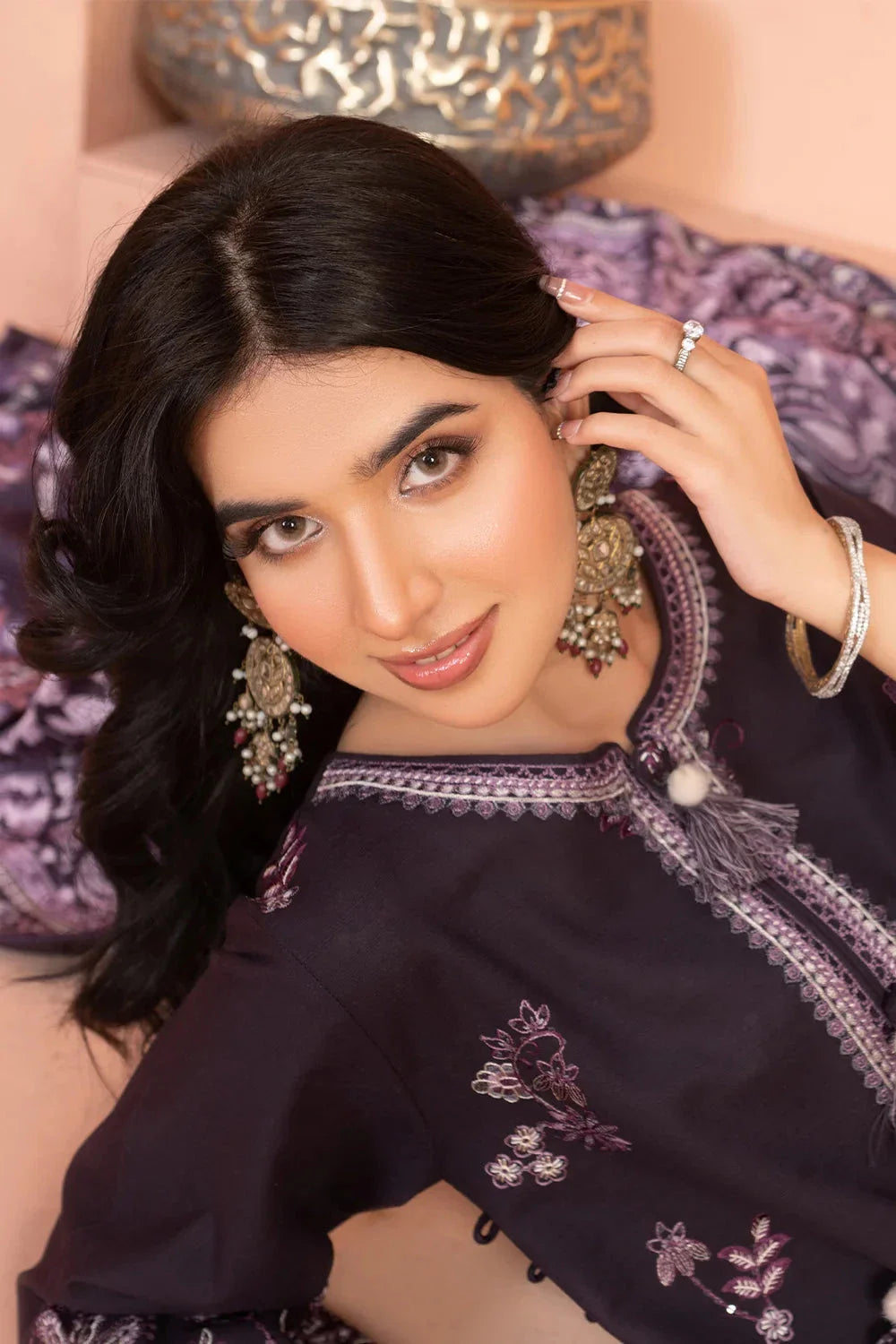 3PC Embroidered Unstitched Khaddar Suit KKHE-3638 Embroidered KHAS STORES