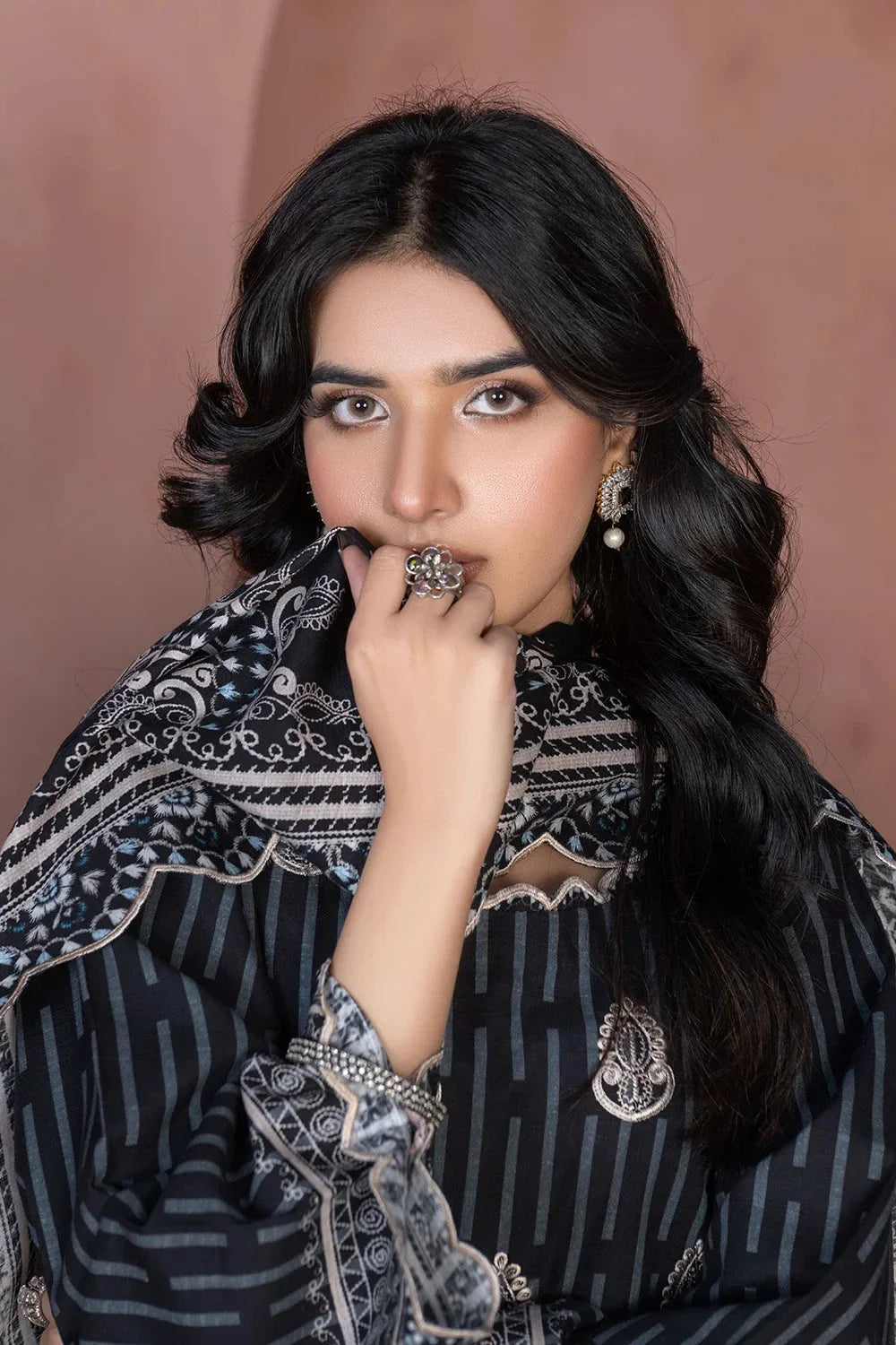 3PC Embroidered Unstitched Khaddar Suit KKHE-3681 Embroidered KHAS STORES