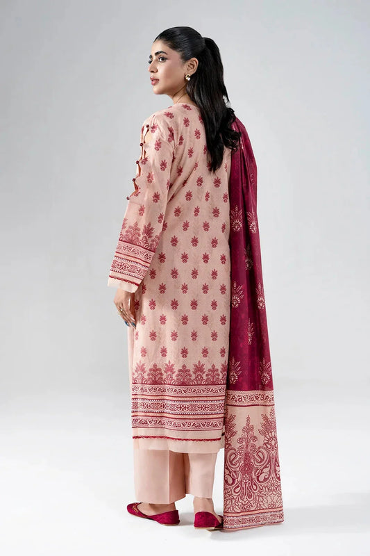 3PC Embroidered Unstitched Lawn Suit | KL-4079 Embroidered KHAS STORES