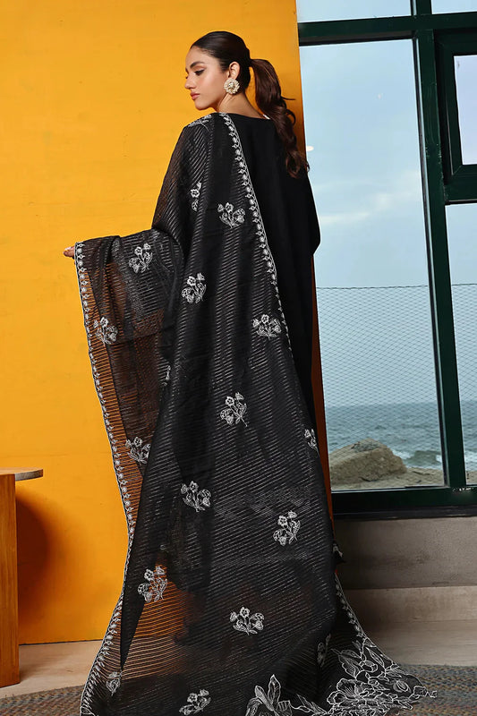 3PC Embroidered Unstitched Lawn Suit KOE-2573 Embroidered KHAS STORES