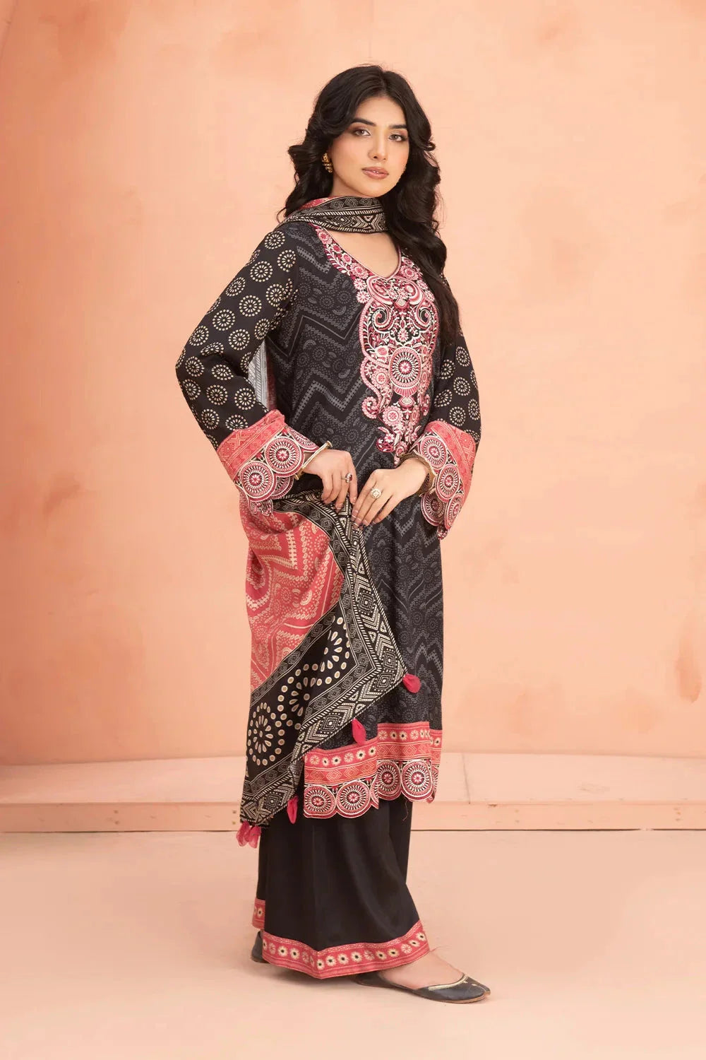 3PC Embroidered Unstitched Linen Suit KKTE-3699 Embroidered KHAS STORES