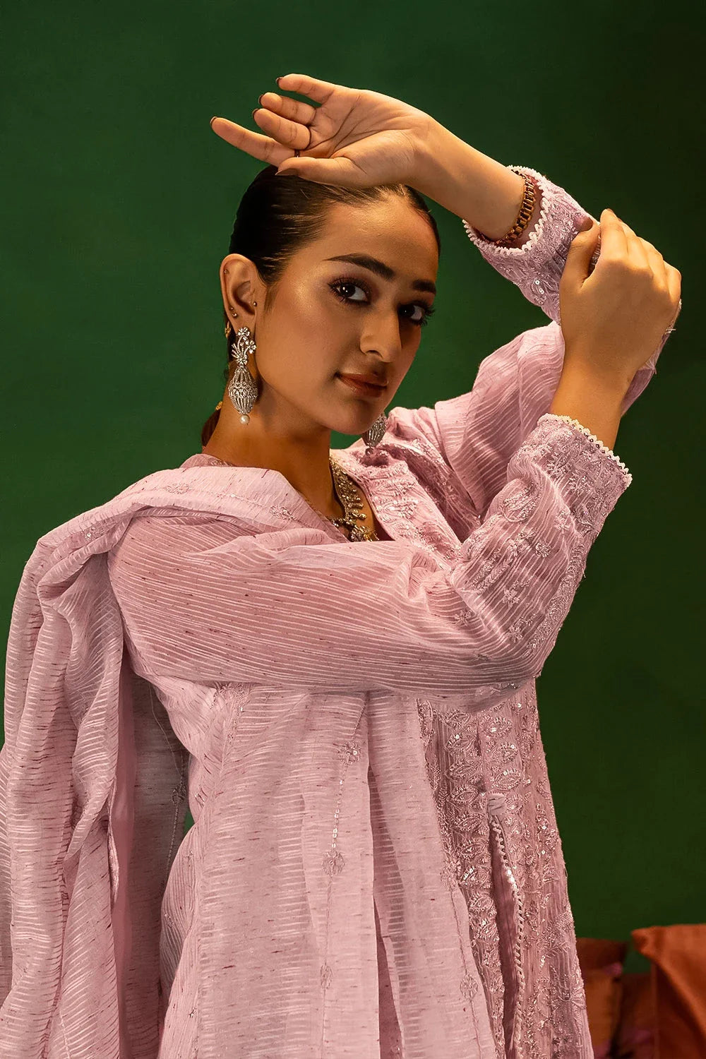 3PC Embroidered Unstitched Luxury Suit KNAC-2997 Embroidered KHAS STORES