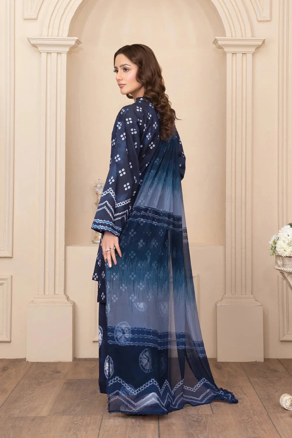 3PC Printed Unstitched Cambric Suit KCC-3543 Printed KHAS STORES