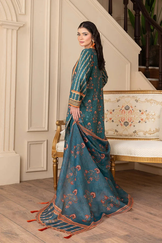 3PC Printed Unstitched Cambric Suit KCC-3546 Printed KHAS STORES