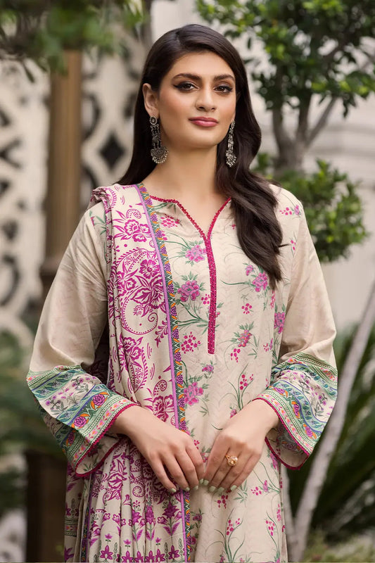 3PC Printed Unstitched Karandi Suit KKR-2939 Printed KHAS STORES