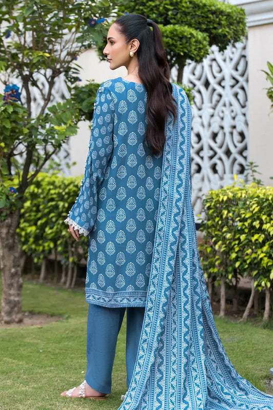 3PC Printed Unstitched Karandi Suit KKR-2941 Printed KHAS STORES