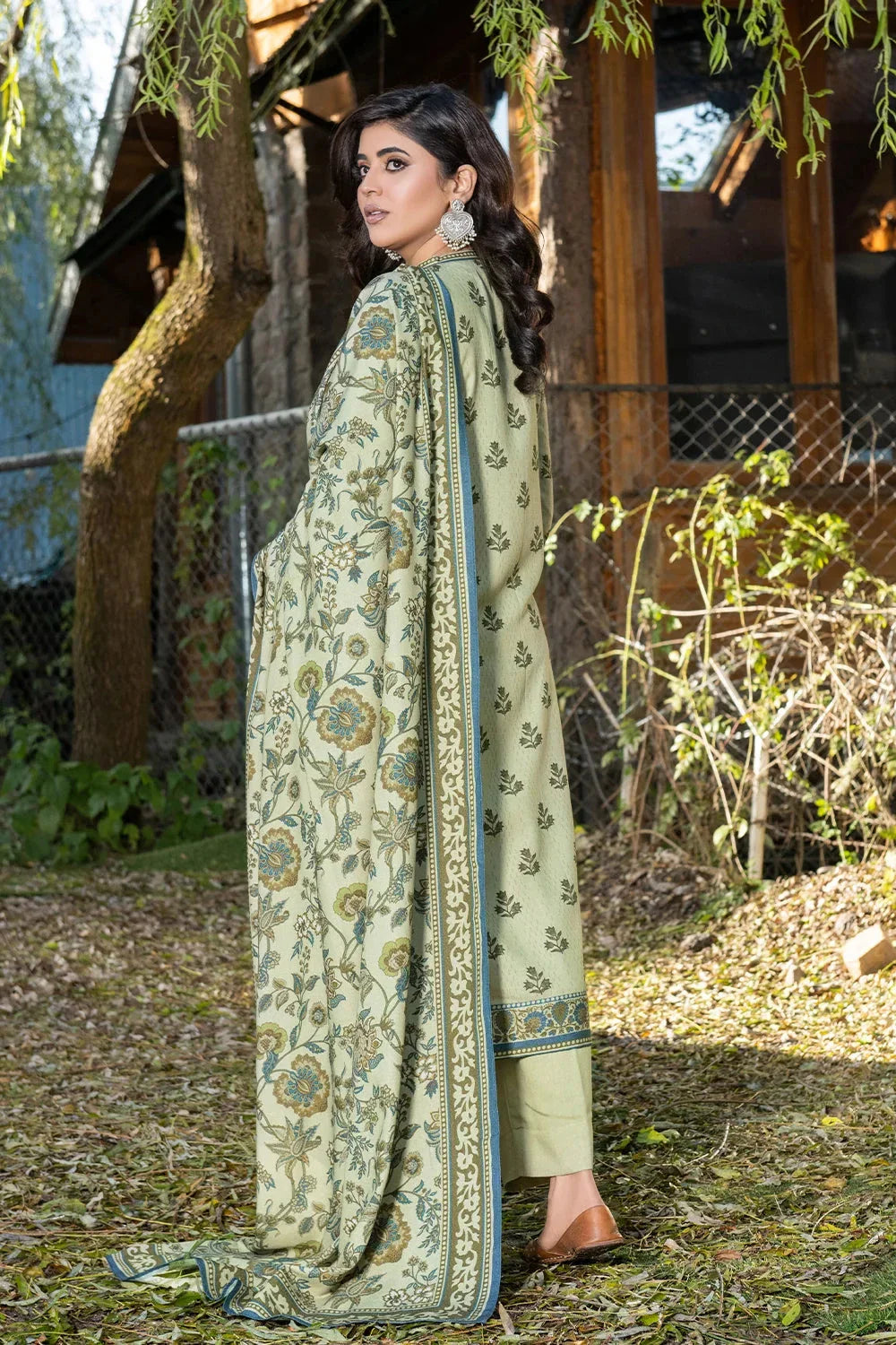 3PC Printed Unstitched Karandi Suit KKR-3593 Printed KHAS STORES