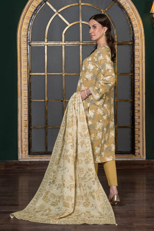 3PC Printed Unstitched Khaddar Suit KKH-2932 Printed KHAS STORES