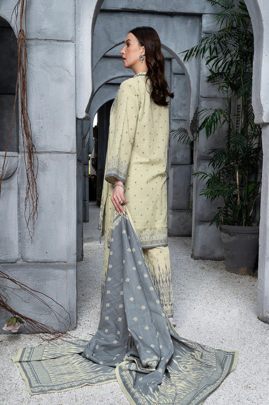 3PC Printed Unstitched Khaddar Suit KKH-3007 Printed KHAS STORES