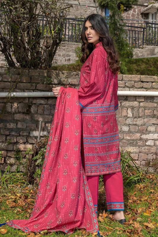 3PC Printed Unstitched Khaddar Suit KKH-3553 Printed KHAS STORES