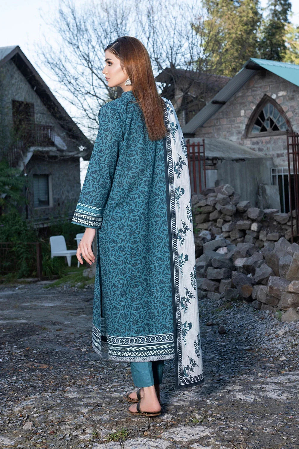 3PC Printed Unstitched Khaddar Suit KKH-3567 Printed KHAS STORES