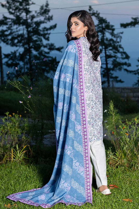 3PC Printed Unstitched Khaddar Suit KKH-3568 Printed KHAS STORES