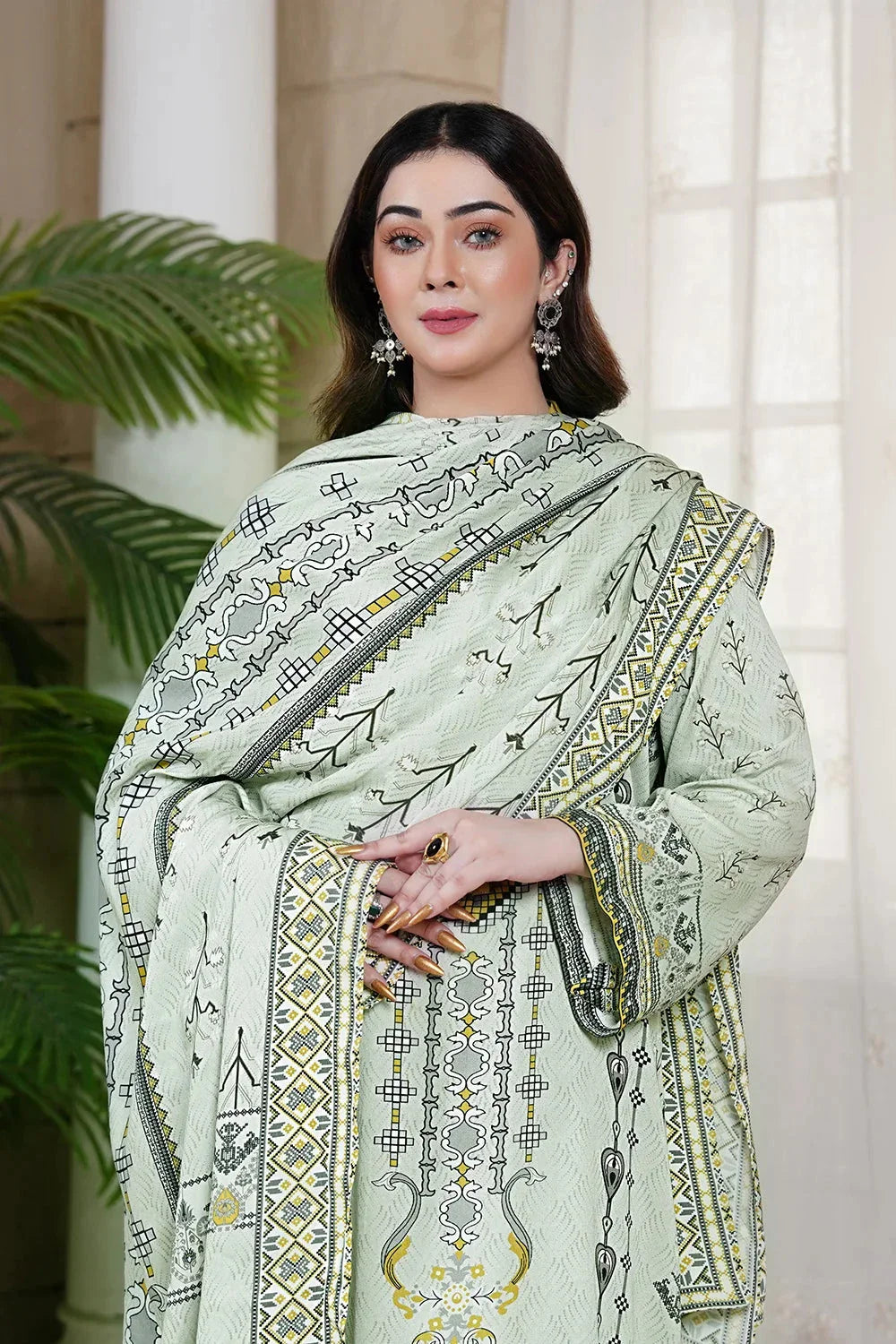 3PC Printed Unstitched Kotail Linen Suit KKT-3613 Printed KHAS STORES