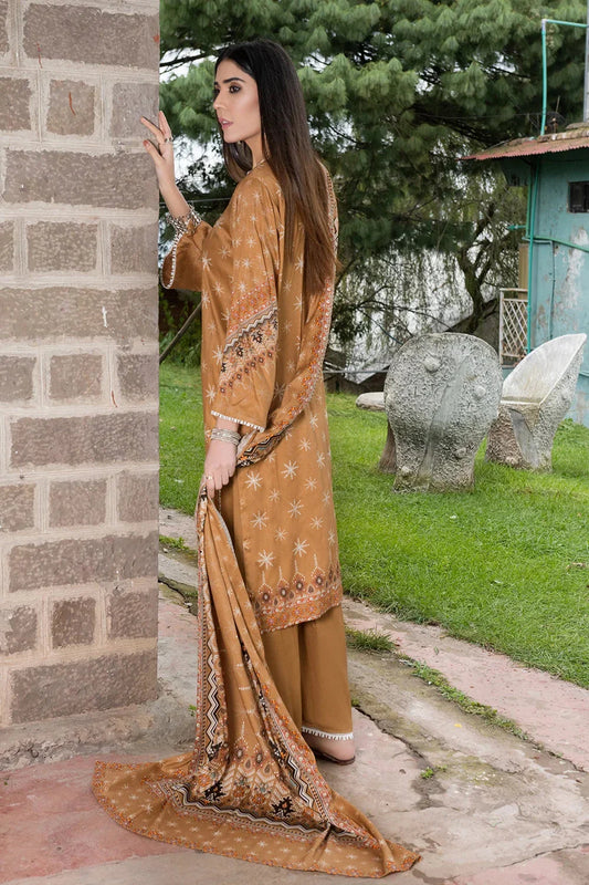 3PC Printed Unstitched Kotail Linen Suit KKT-3692 Printed KHAS STORES
