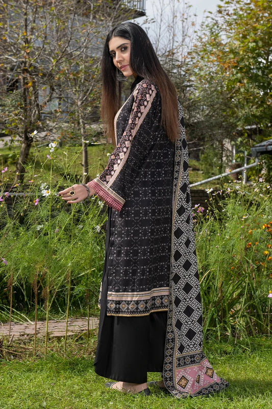 3PC Printed Unstitched Linen Suit KKT-3691 Printed KHAS STORES