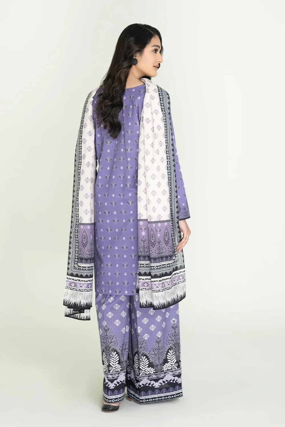 3PC Unstitched Printed Lawn Suit | KLA-3717 Printed KHAS STORES