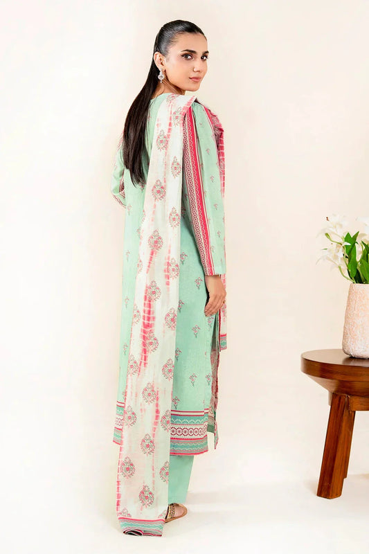 3PC Unstitched Printed Lawn Suit | KLA-3749 Printed KHAS STORES