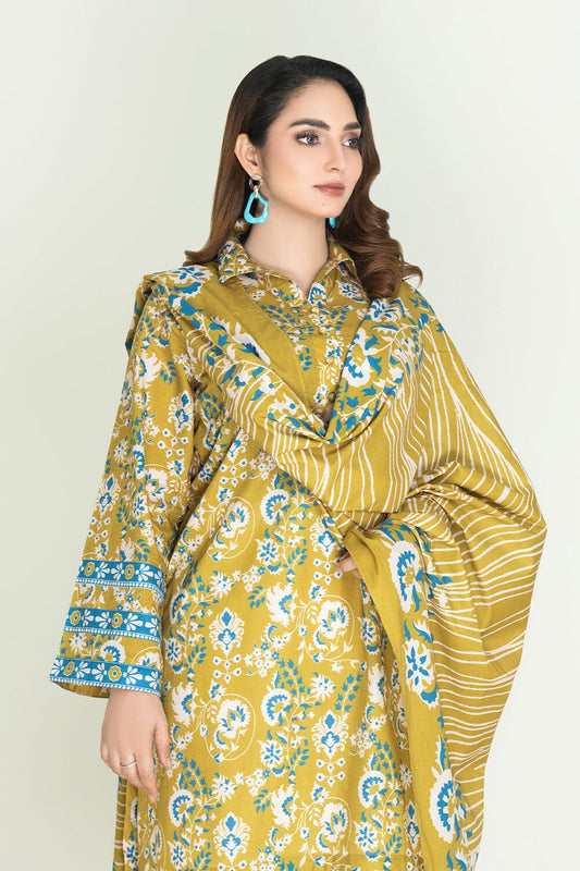 3PC Unstitched Printed Lawn Suit | KLA-3756 Printed KHAS STORES