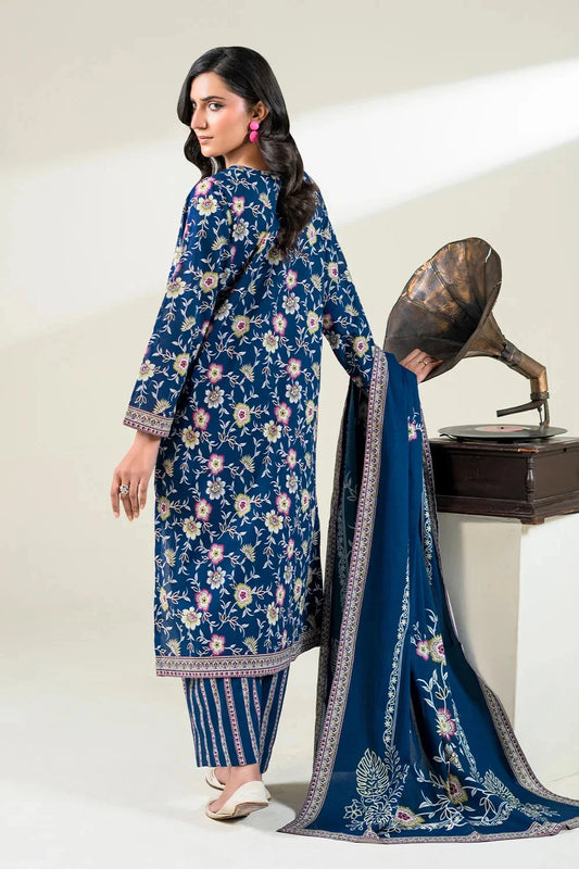 3PC Unstitched Printed Lawn Suit | KLA-3761 Printed KHAS STORES