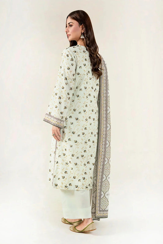 3PC Unstitched Printed Lawn Suit | KLA-3980 Printed KHAS STORES