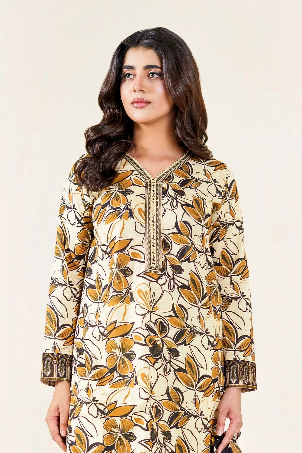 3PC Unstitched Printed Lawn Suit | KLP-3915 Printed KHAS STORES