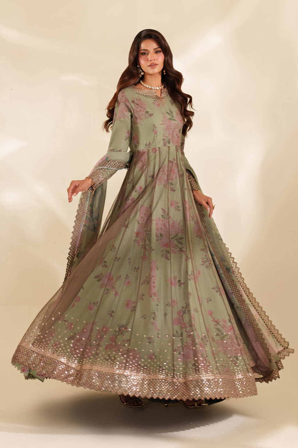 CC-86 Embroidered Net