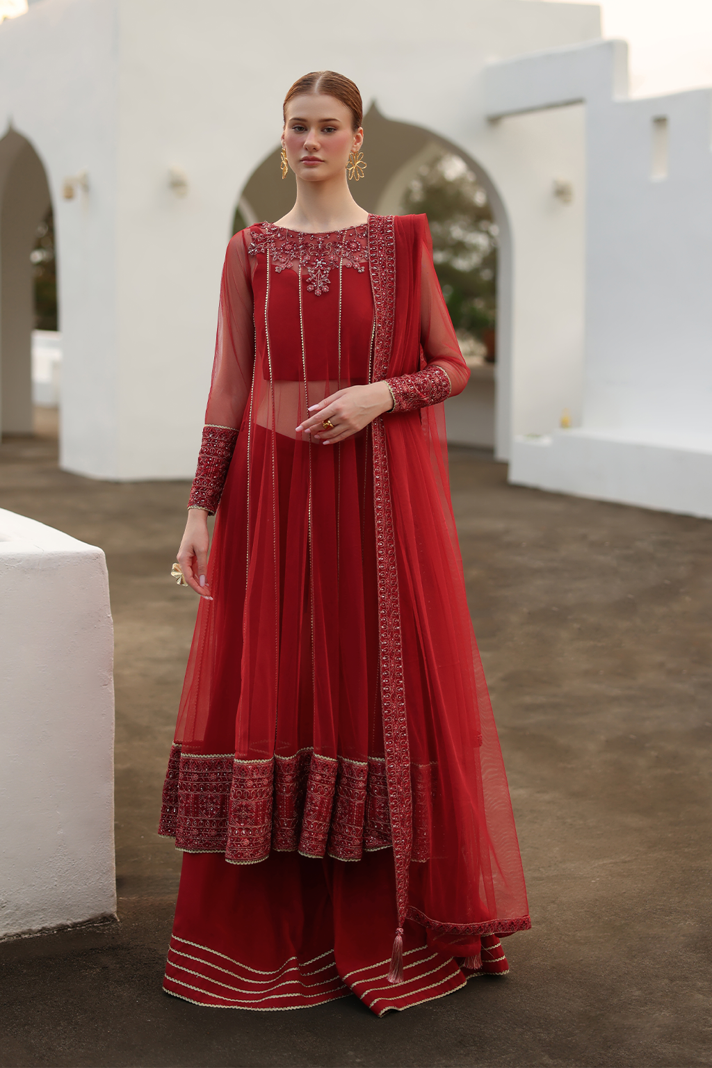 CC-67 Embroidered Net - Iznik