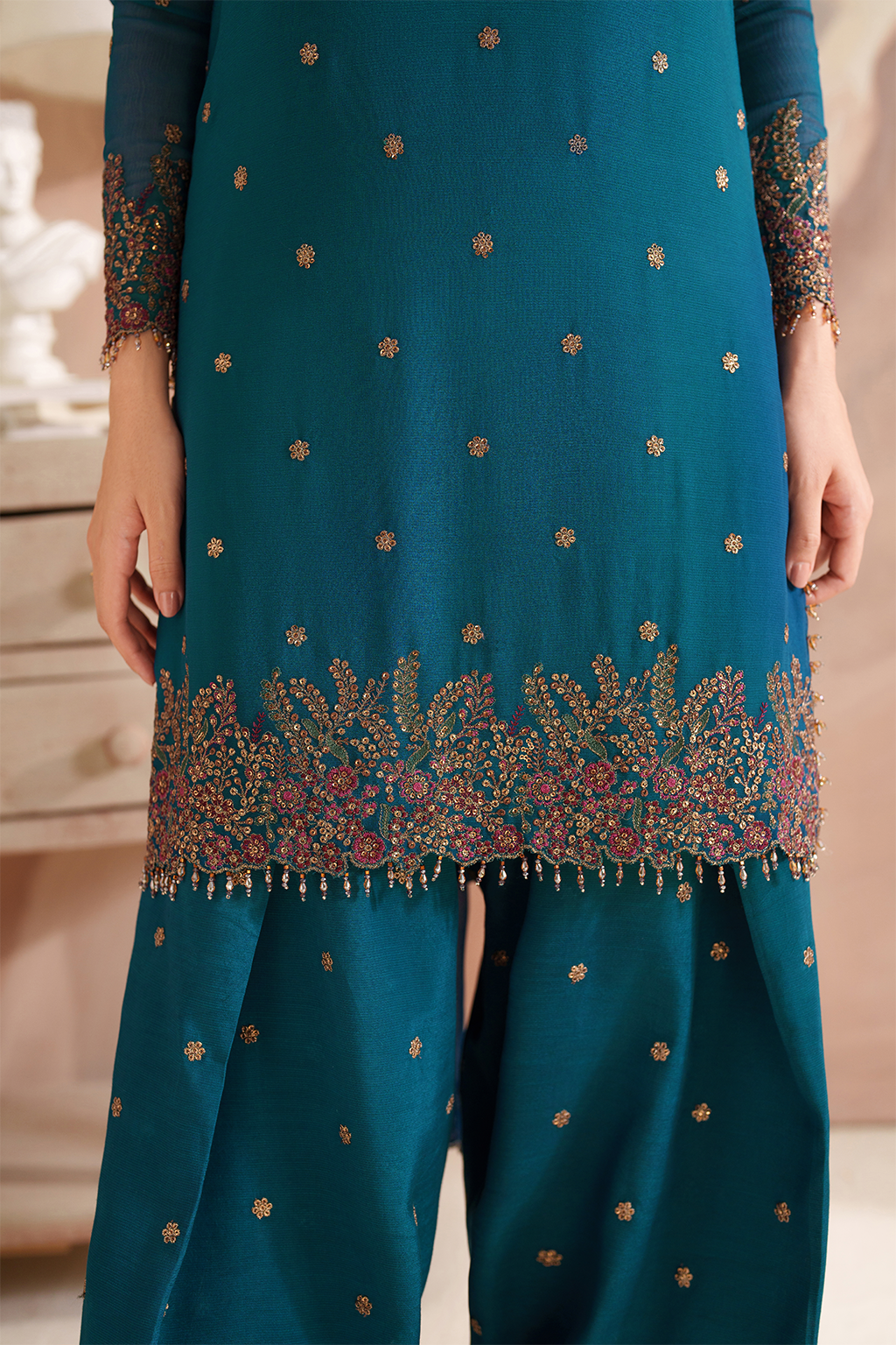 CC-85 Embroidered Chiffon