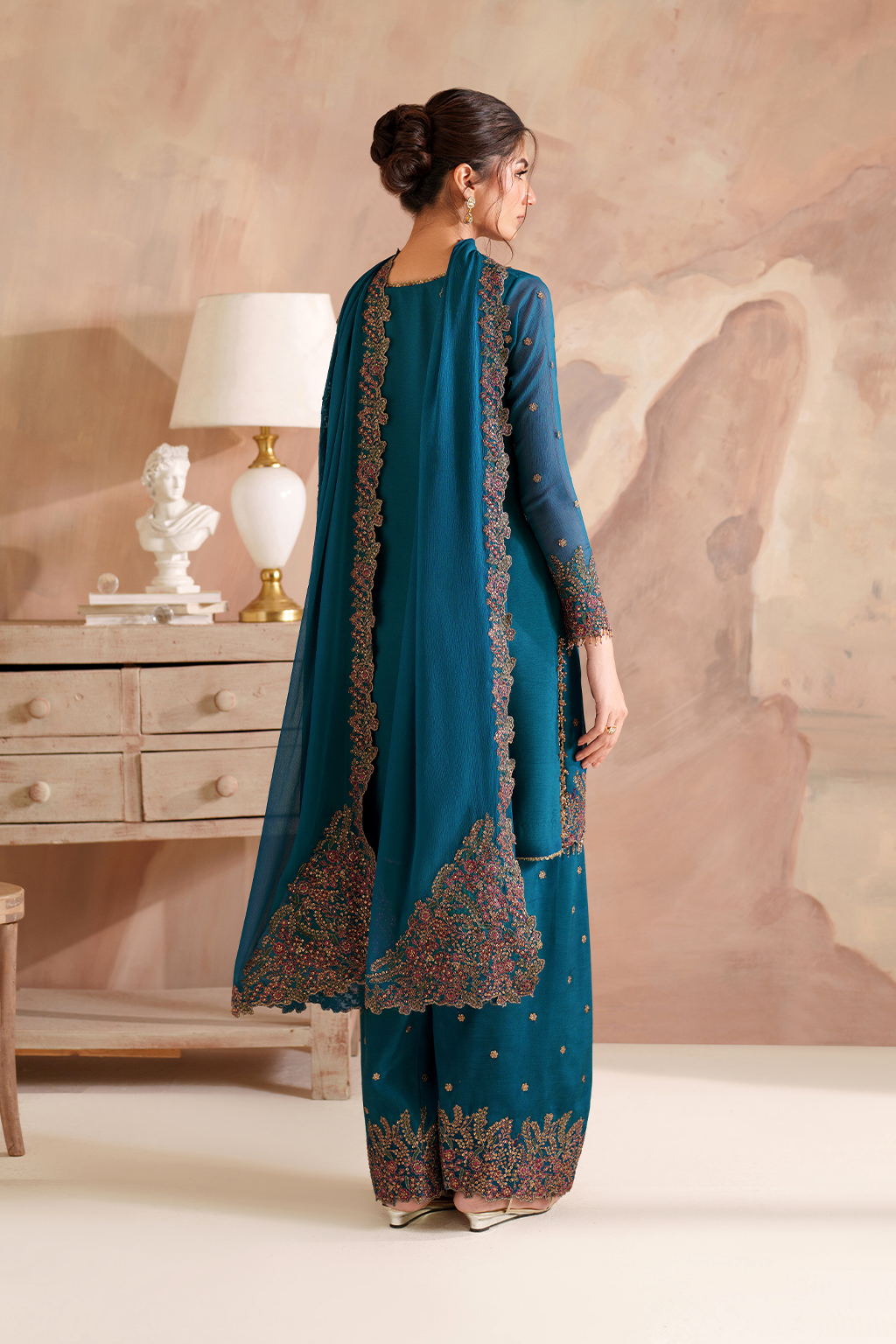 CC-85 Embroidered Chiffon