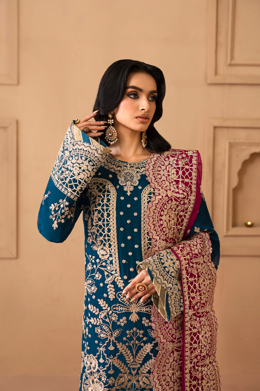 KAVYA -Sheherzadi' 25 by Emaan Adeel at #VogueClothingStudio