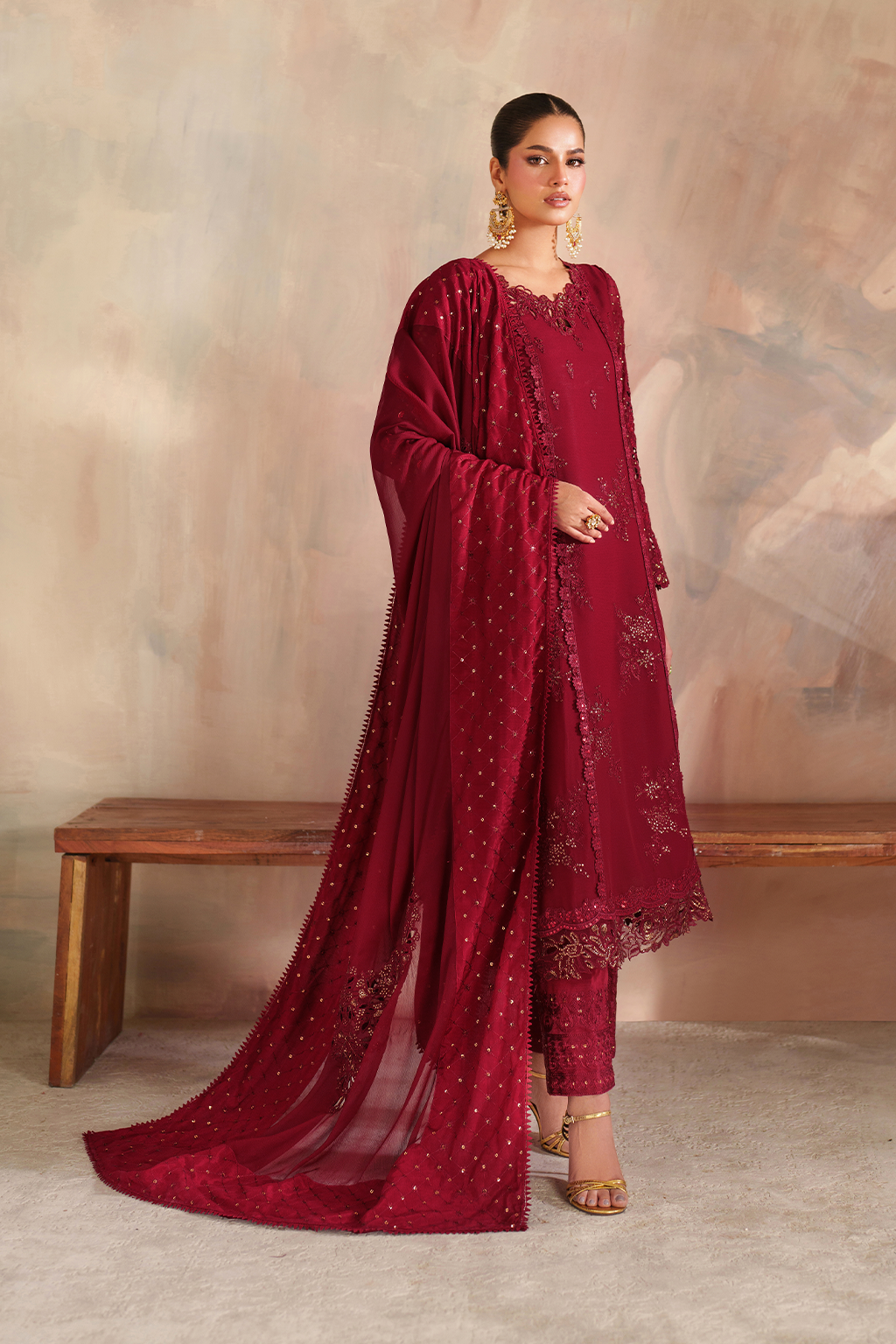 CC-83 Embroidered Chiffon