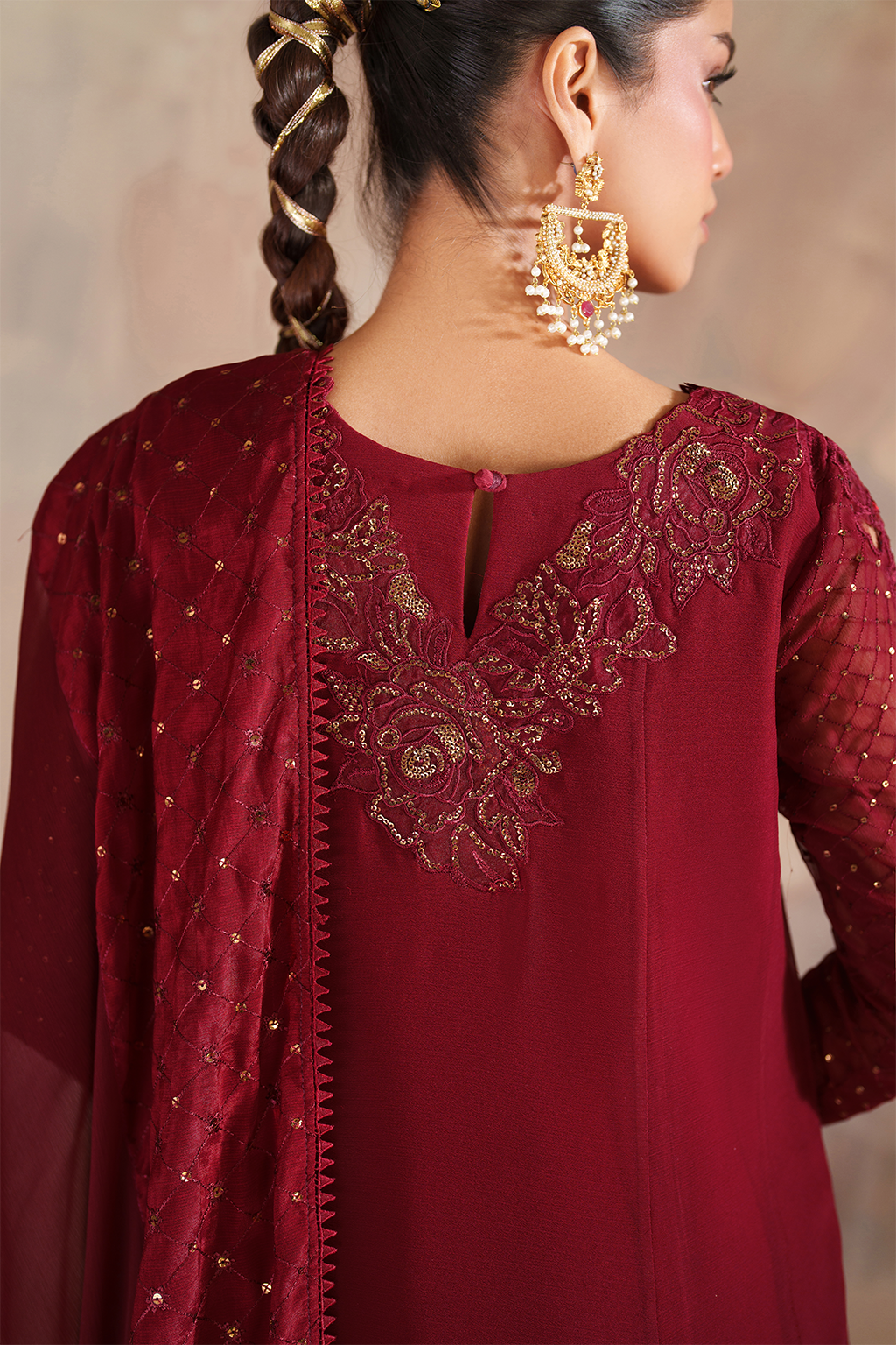 CC-83 Embroidered Chiffon