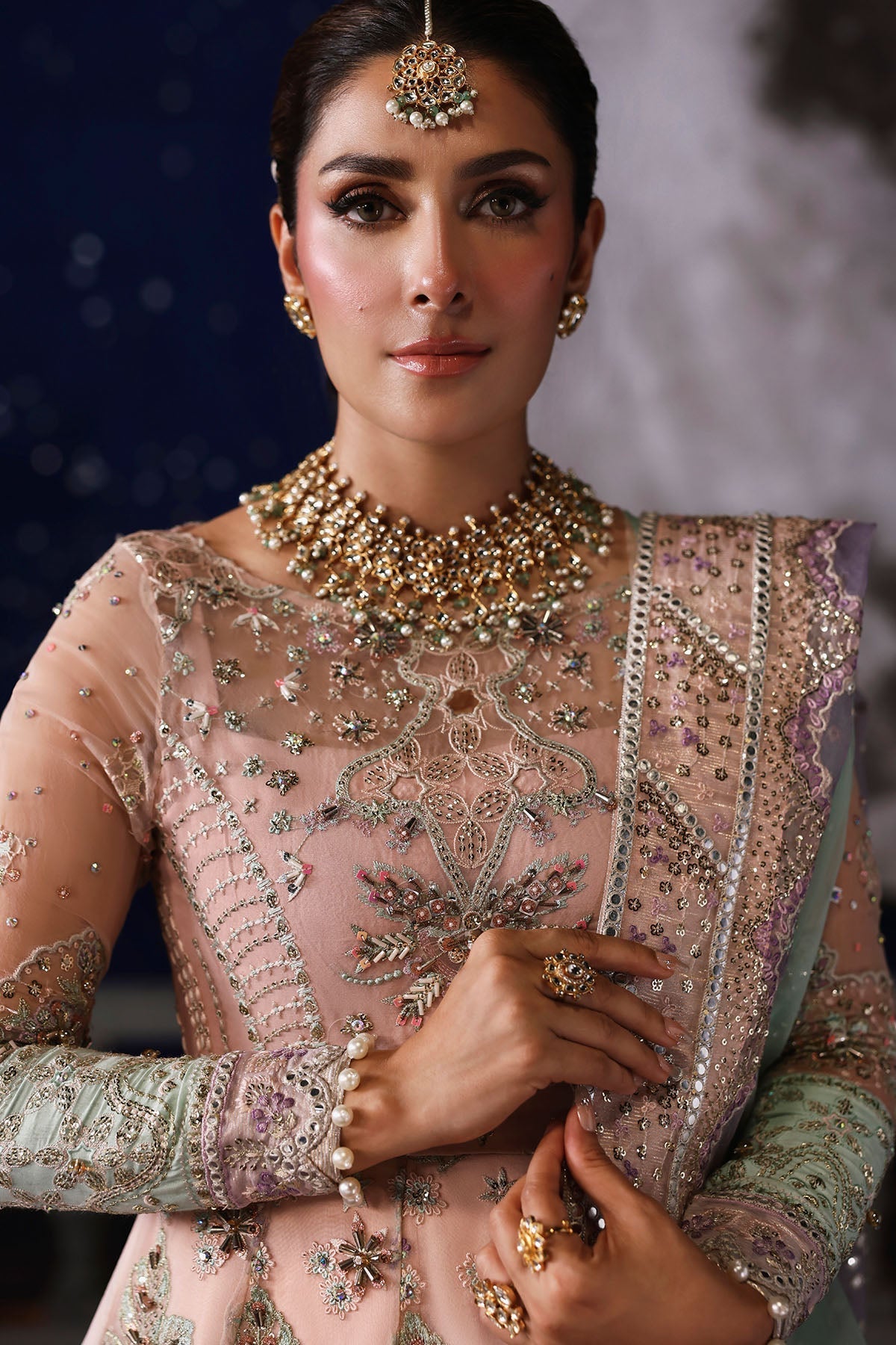 NL-81 Daria - Jhoomro Unstitched Luxury Formals by Nureh at #VogueClothingStudio