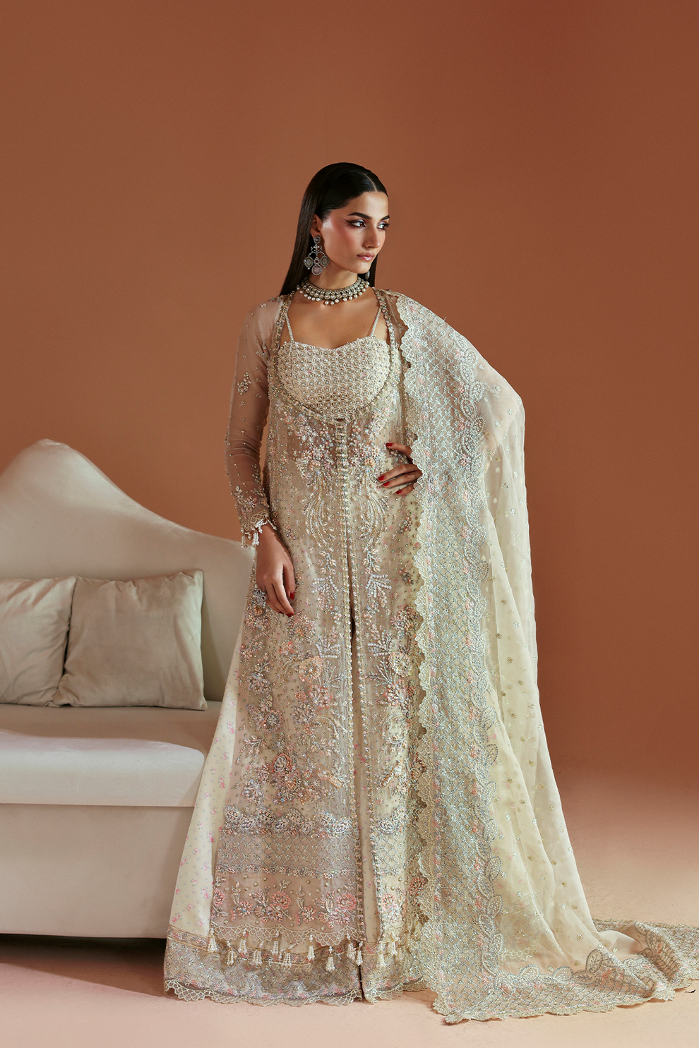 AMARANTH- Celestique wedding formals by Emaan Adeel at #VogueClothingStudio